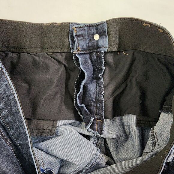 Democracy AB Solution Womens Jegging Jeans 12 Indigo Booty Lift Mid Rise Stretch - Picture 7 of 9